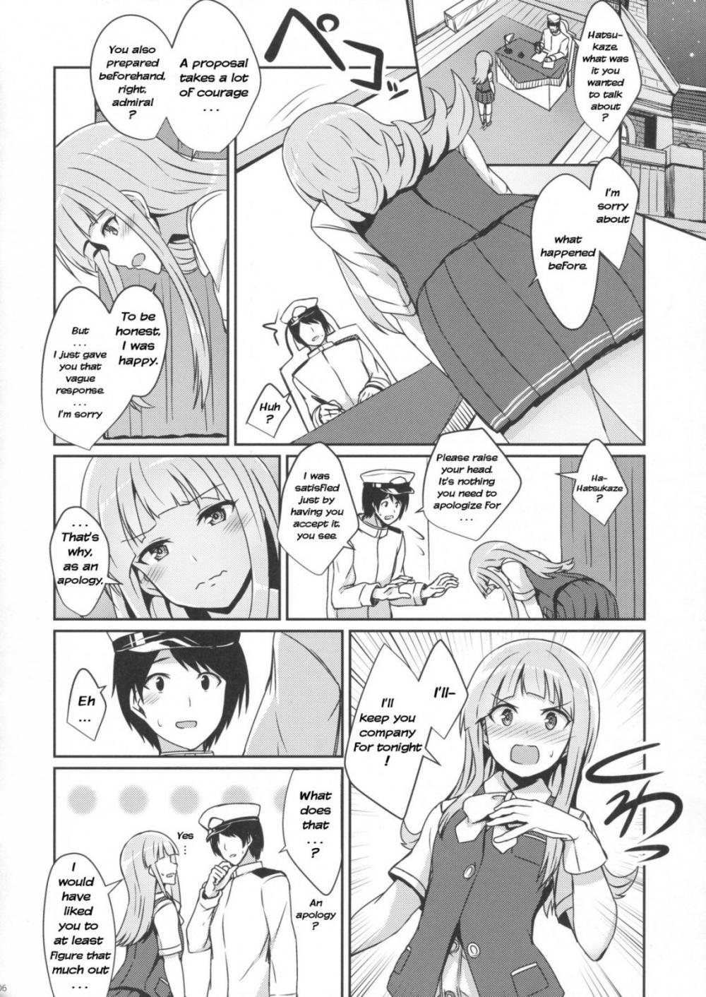 Hentai Manga Comic-Hatsukaze's Wedding Night-Read-5